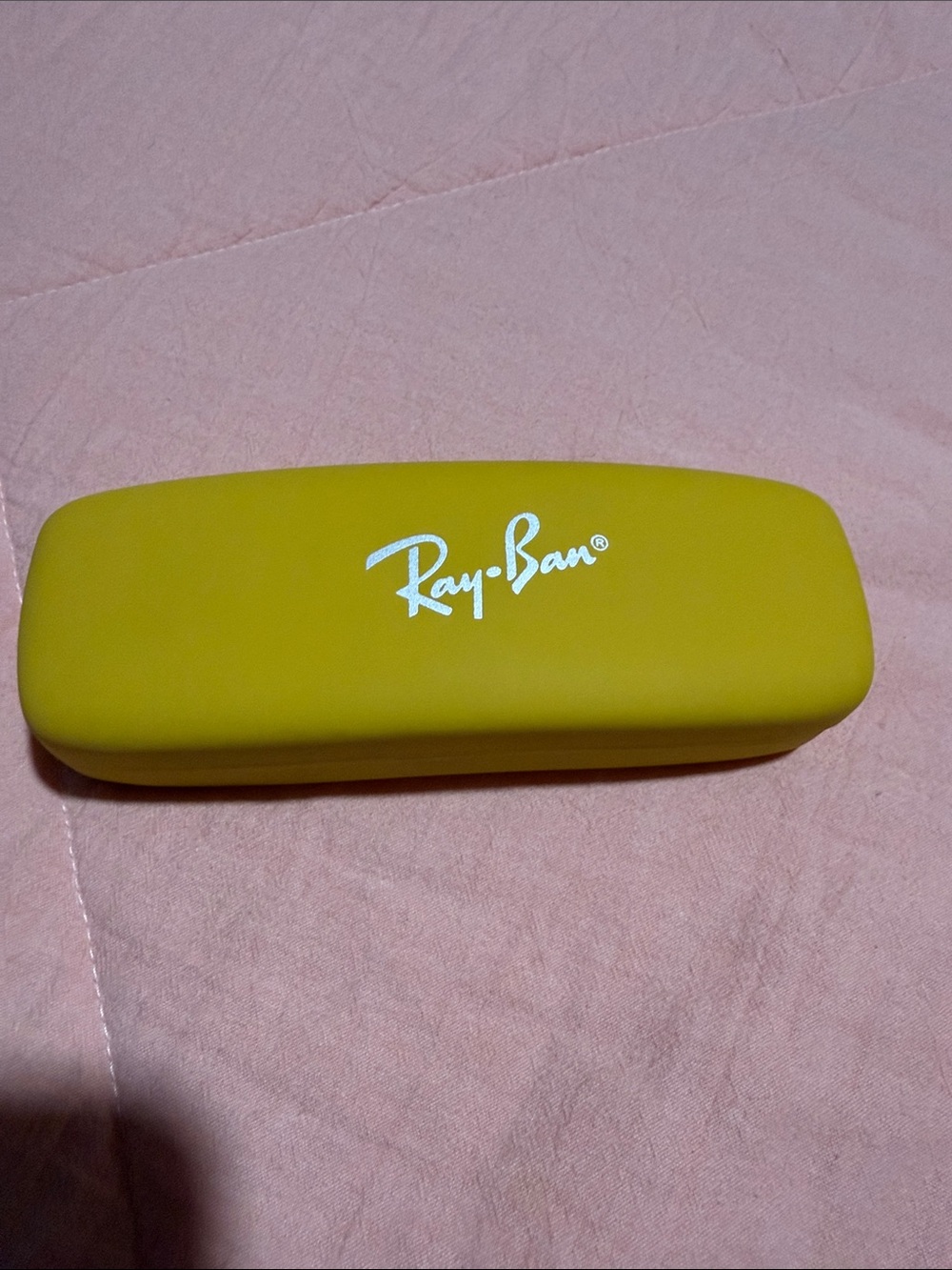 Ray-Ban Yellow Hard Sunglasses Case